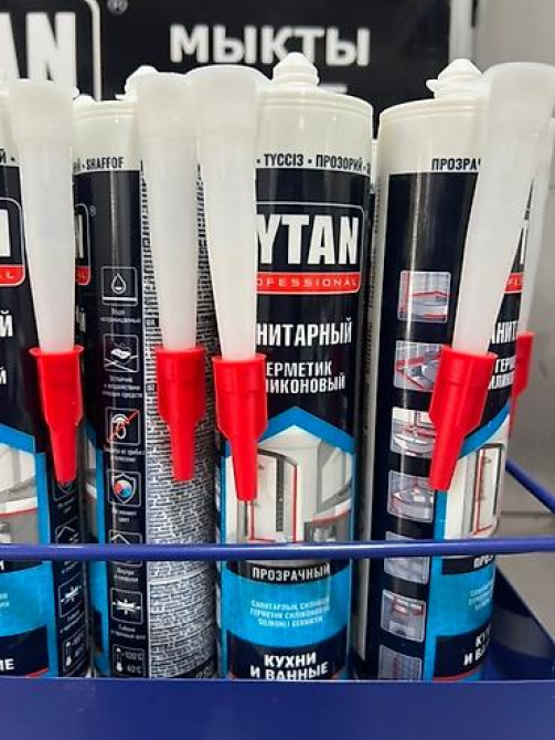 Силиконовый санитарный герметик Cytan Professional. Прозрачный Бишкек - изображение 2