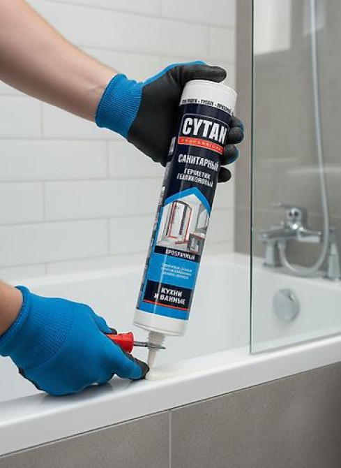 Силиконовый санитарный герметик Cytan Professional. Прозрачный Бишкек - изображение 1