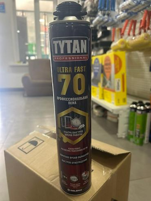 Профессиональная монтажная пена Tytan Ultra Fast 70 предназначена для Бишкек - изображение 2