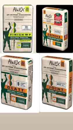 Строительные смеси и материалы AlinEX — профессиональная линейка для Бишкек