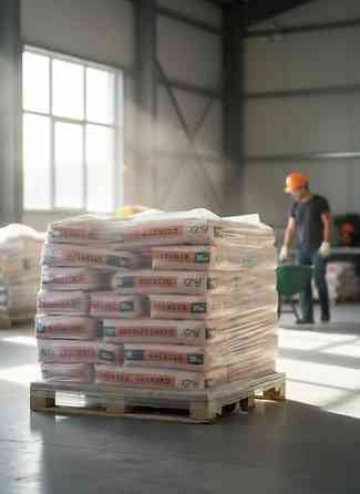 Штабелированные мешки с сухой строительной смесью AlinEX GRENDER Бишкек