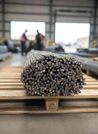 Арматура в прутках, изготовленная согласно ГОСТ 36. Изделие имеет Бишкек