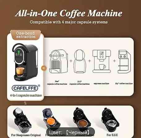 Кофеварка, кофемашина, Новый, Самовывоз, Бесплатная доставка, Платная доставка Бишкек