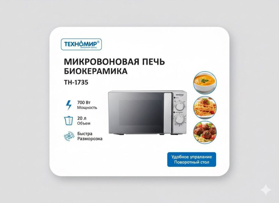 Микроволновка, Новый, Самовывоз Бишкек - изображение 1