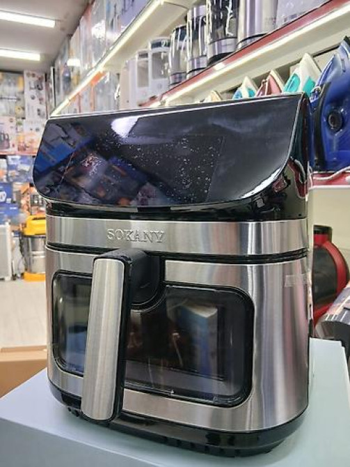 Аэрогриль фирмы SOKANY 12 литровый Мощность 2600W Двух теновый + Бишкек - изображение 4