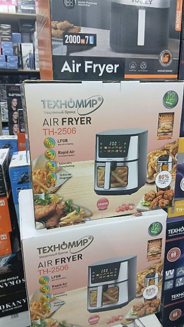 Аэрофритюрница ТЕХНОМИР модели TH-2502/TH-2506 предназначена для Бишкек - изображение 4