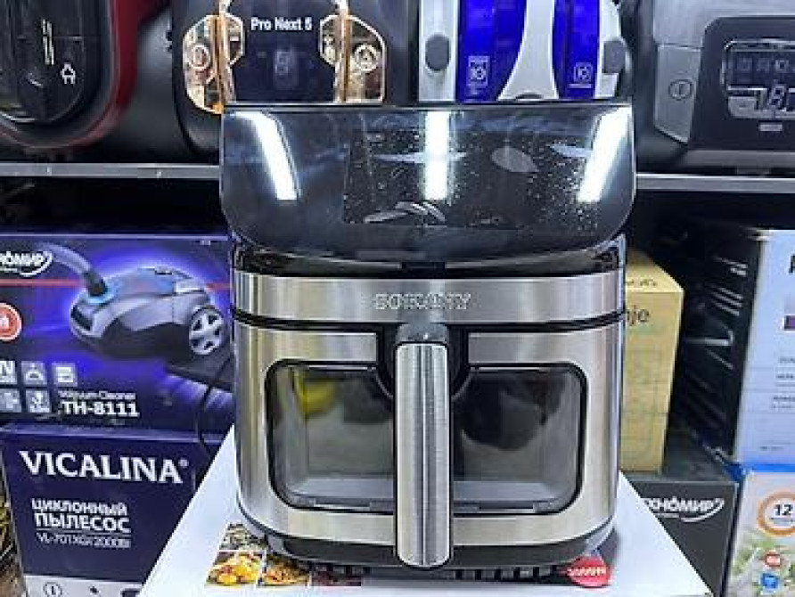 Аэрогриль (аэрофритюрница) SOKANY SK-10104 - Объем: 12 л — удобно для Бишкек - изображение 2