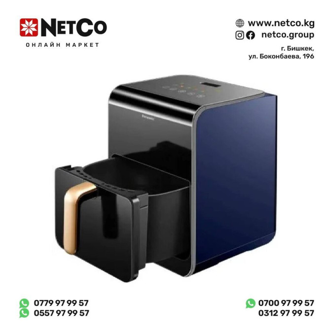 Аэрогриль PANASONIC NF-CC600ATS Экран: ЖК-дисплей Тип управления Бишкек - изображение 1