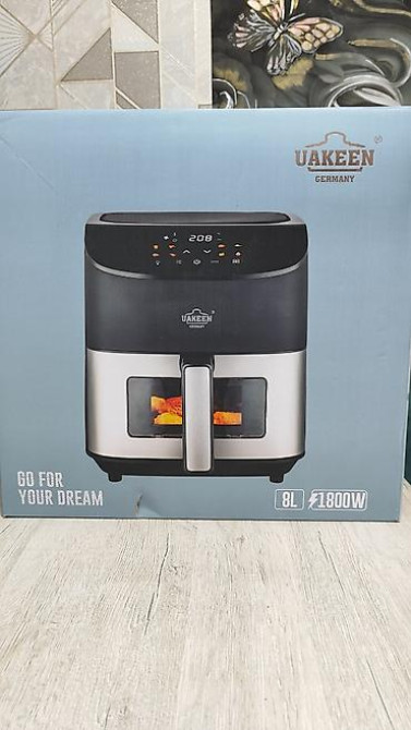 Аэрогриль (фритюрница без масла) UAKEEN Germany - Объем: 8 л — Бишкек - изображение 1