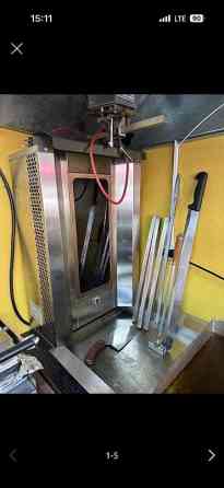 Электрический Шаурма аппарат, жаны 3 Кун эле иштетилген. Производство Бишкек