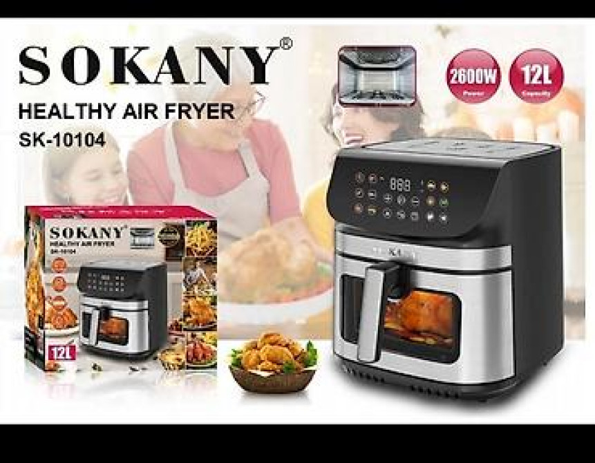 SOKANY Healthy Air Fryer SK-10104 — Аэрогриль 12 л для всей семьи! ???? Bishkek - photo 4