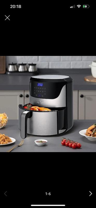 Премиум-класса АЭРОГРИЛЬ Winning Star ST-9685 — 7 л • 1800 Вт • Бишкек - изображение 1