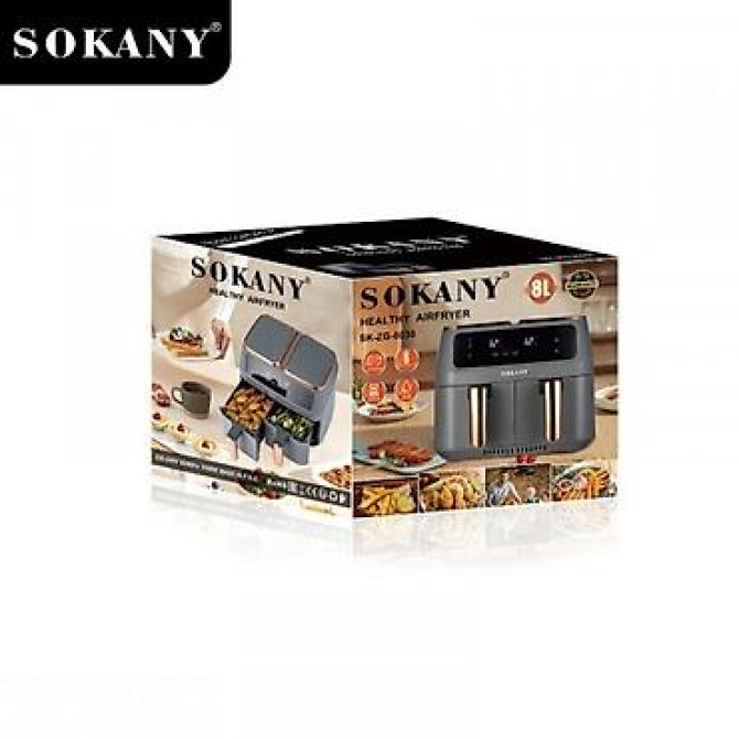 Аэрогриль с двумя секциями Sokany sk-zg?исание Мощность: 2800 Вт; 2 Бишкек - изображение 3