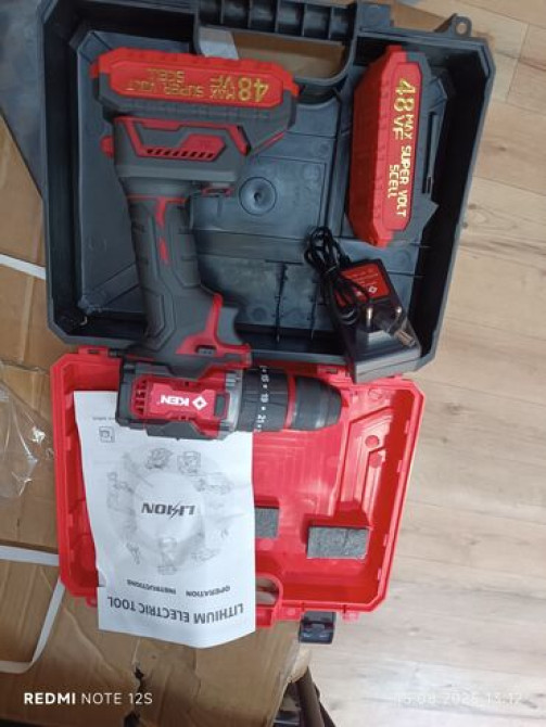 Набор аккумуляторных дрелей Kendo в кейсе, включающий дрель-шуруповерт Бишкек - изображение 1