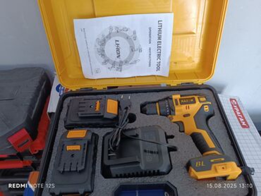 Набор аккумуляторной дрели-шуруповерта с бесщеточным двигателем Бишкек - изображение 1