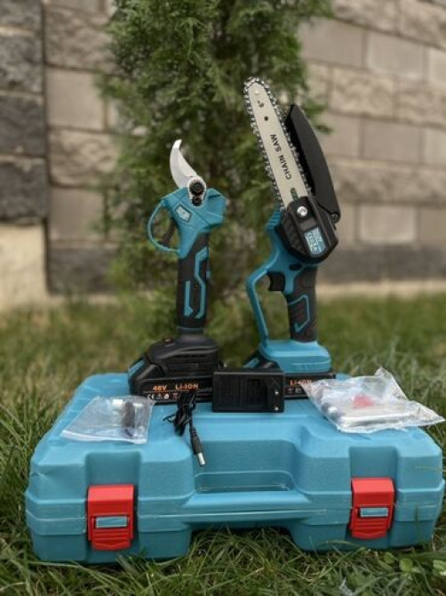 Набор садовых инструментов 2-в-1: пила + секатор ???? Бесплатная Бишкек - изображение 1