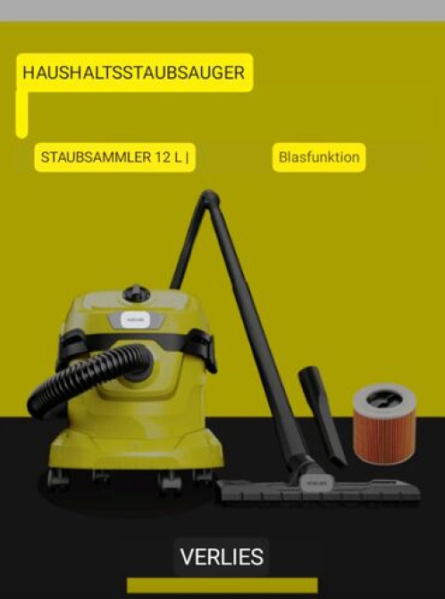 KARCHER WD2 plus original vacuum cleaner karcher строительный хоз Бишкек - изображение 1