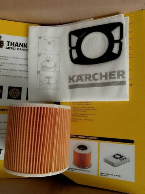 KARCHER WD2 plus original vacuum cleaner karcher строительный хоз Бишкек - изображение 2