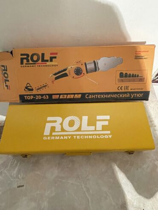 Характеристики сантехнического утюга ROLF TOP-20-63, представленные на Бишкек - изображение 1
