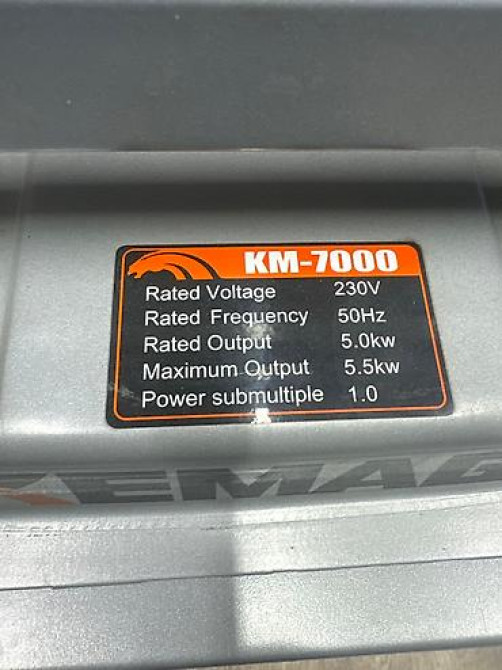 Дизельный генератор kemage 5квт чистыми однофазный Заводится с ключа Бишкек - изображение 3