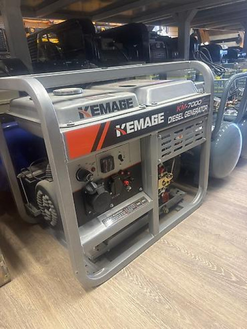 Дизельный генератор kemage 5квт чистыми однофазный Заводится с ключа Бишкек - изображение 2
