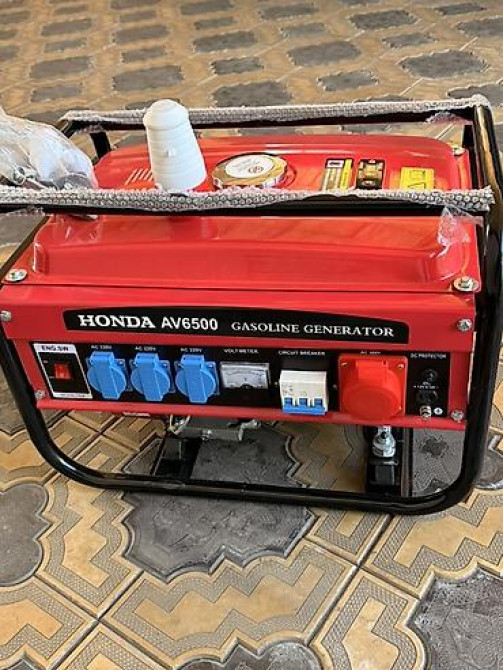 Бензиновый генератор Honda AV6500 - Тип: переносной бензогенератор в Бишкек - изображение 1