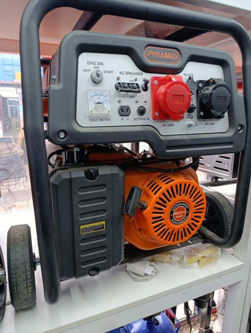 Бензиновый электрогенератор Pyramid - Двигатель: 192F-P, 13.0 HP Бишкек - изображение 1