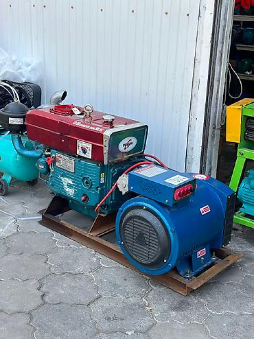 Генератор СамооВар Мощность 26 кВт Сеть 380 вольт Дизельный Расход в Бишкек - изображение 1