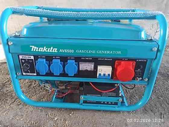 Бензиновый генератор 220-380 вольт 6,5 клв новый срочно продаю 43000 Бишкек