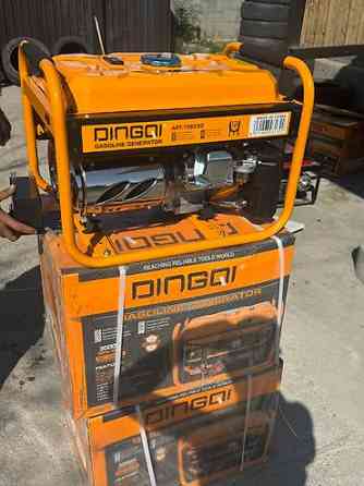 Генератор 3кв со стартером оригинал Dingqi 1л бензин на час хватит Бишкек