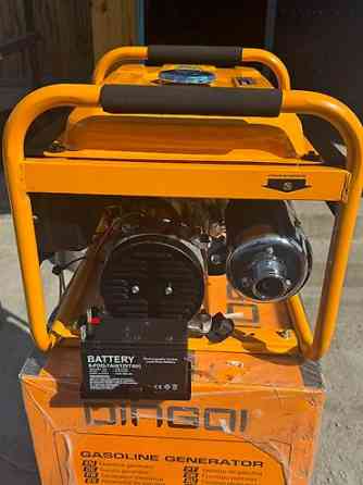 Генератор 3кв со стартером оригинал Dingqi 1л бензин на час хватит Бишкек