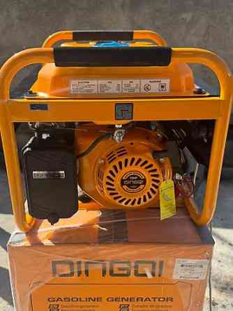 Генератор 3кв со стартером оригинал Dingqi 1л бензин на час хватит Бишкек