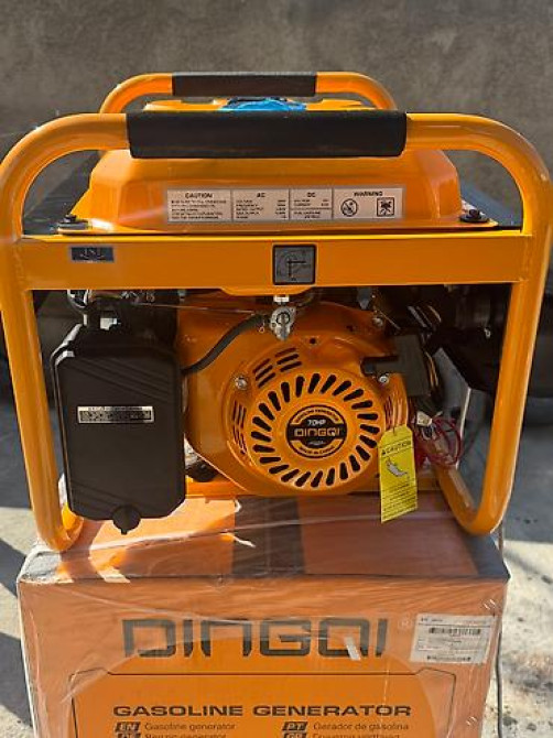 Генератор 3кв со стартером оригинал Dingqi 1л бензин на час хватит Бишкек - изображение 4