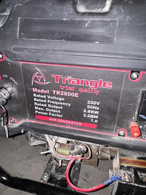 Бензиновый генератор в раме - Двигатель: 4‑тактный, мощность 6.5 HP Бишкек - изображение 5