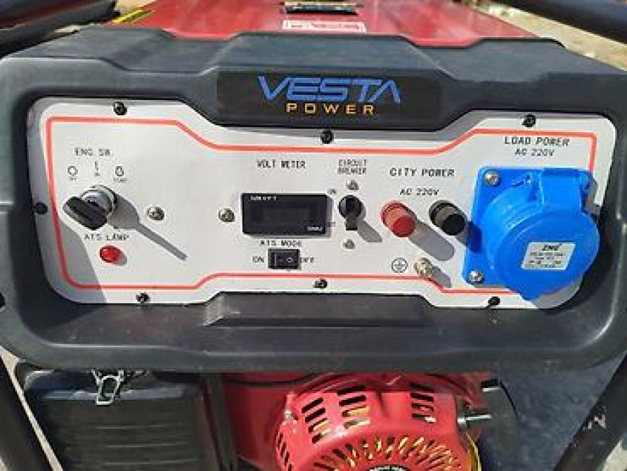 Генератор VESTA power 7 кВт бензиновый двигатель, 18 лошадиных сил Бишкек - изображение 2