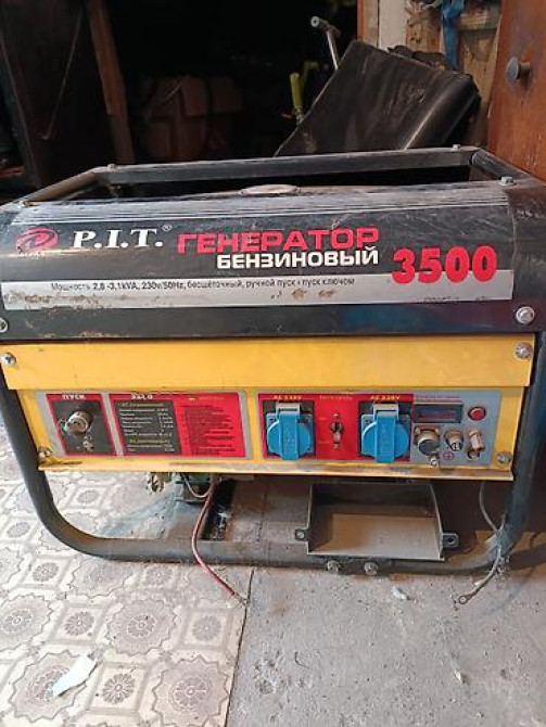 Бензиновый генератор P.I.T. 3500 - Тип: бензиновый, щёточный - Бишкек - изображение 1