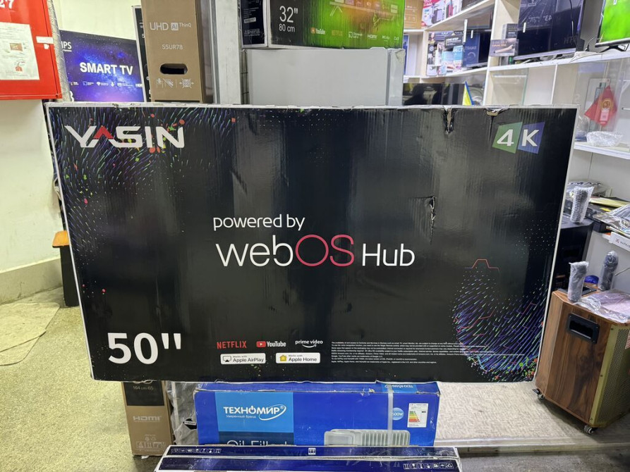 ????????СУПЕР АКЦИЯ???????????? Телевизор YASIN 50UD81 webos magic пульт smart Бишкек - изображение 1