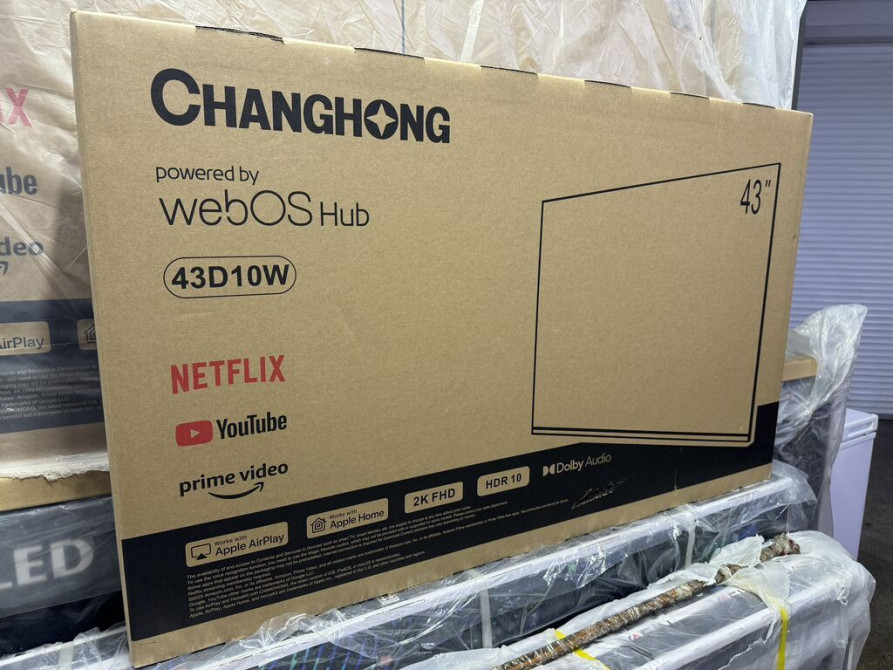 ????❄️☃️НОВОГОДНЯЯ АКЦИЯ????❄️☃️ телевизор CHANGHONG 43D10W webos magic Бишкек - изображение 1