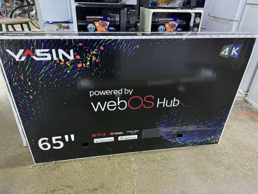 Телевизор ЯСИН ????????СУПЕР АКЦИЯ ???????? Телевизор YASIN 65 webos hub яркий 65 Бишкек - изображение 1