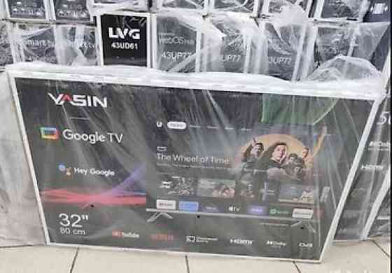 ????АКЦИЯ АКЦИЯ ????????Телевизоры YASIN 32E9000 android smart tv 81 см Бишкек