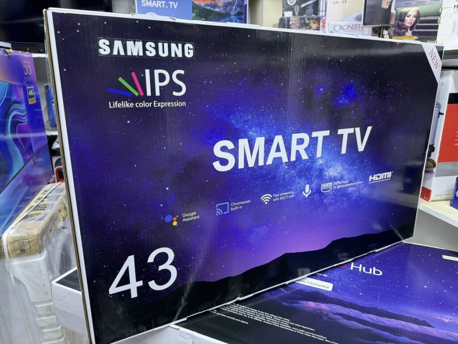 Телевизоры Samsung 43 дюймовый 102 см диагональ с интернетом!! Низкая Бишкек - изображение 1