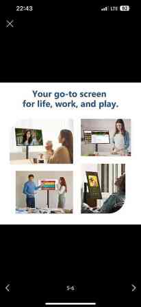 Смарт дисплей Переносной телевизор планшет Диагональ 24 дюйма с Бишкек