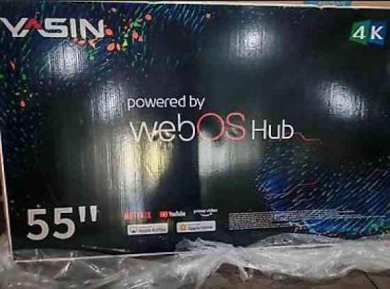 Этот Телевизор YASIN ОПТОВЫМ ЦЕНАМ с диагональю 55 дюймов Бишкек