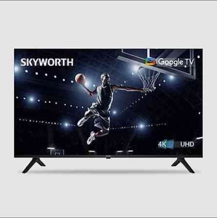 Телевизор SKYWORTH 4K UHD с Google play station в аренду 3-4-5 TV Бишкек