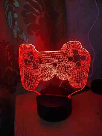 Джойстик Sony Playstation работает от батареек или от сети 8 цветов Бишкек