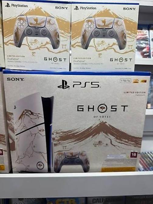 PlayStation 5 Limited Edition — Ghost of Yotei +игра Цыфровом формате Бишкек - изображение 4