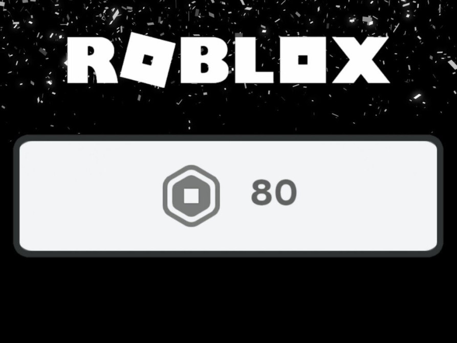 80 Робукс / Robux — за 115 сомов Быстрая доставка Помогаю пополнить Бишкек - изображение 1