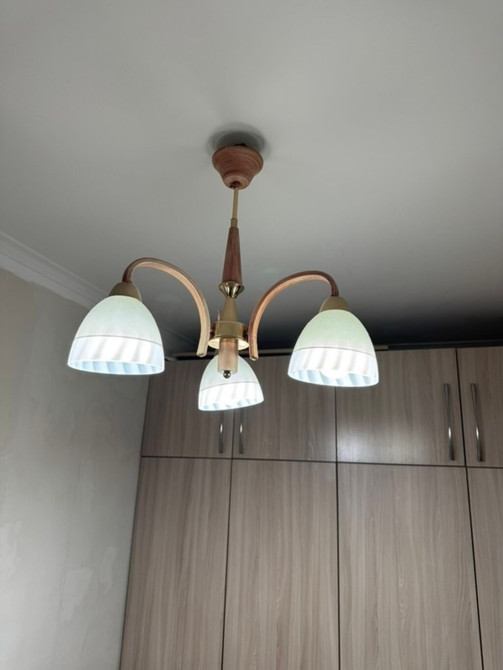 Потолочные люстры (набор из 3 моделей) 1) Классическая 3-рожковая Бишкек - изображение 1