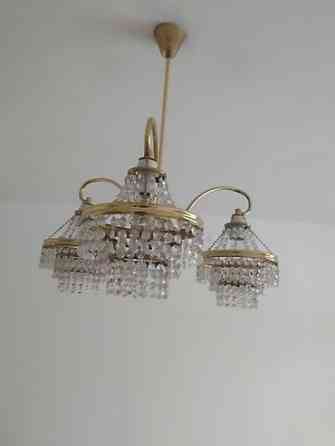 Люстра хрустальная, очень красивая, Чехия. В отличном состоянии Бишкек