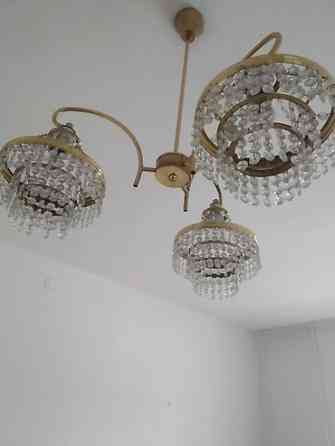 Люстра хрустальная, очень красивая, Чехия. В отличном состоянии Бишкек